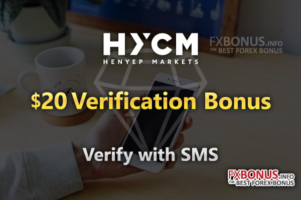 hycm-$20-mobile-number-sms-verification-bonus-promotion