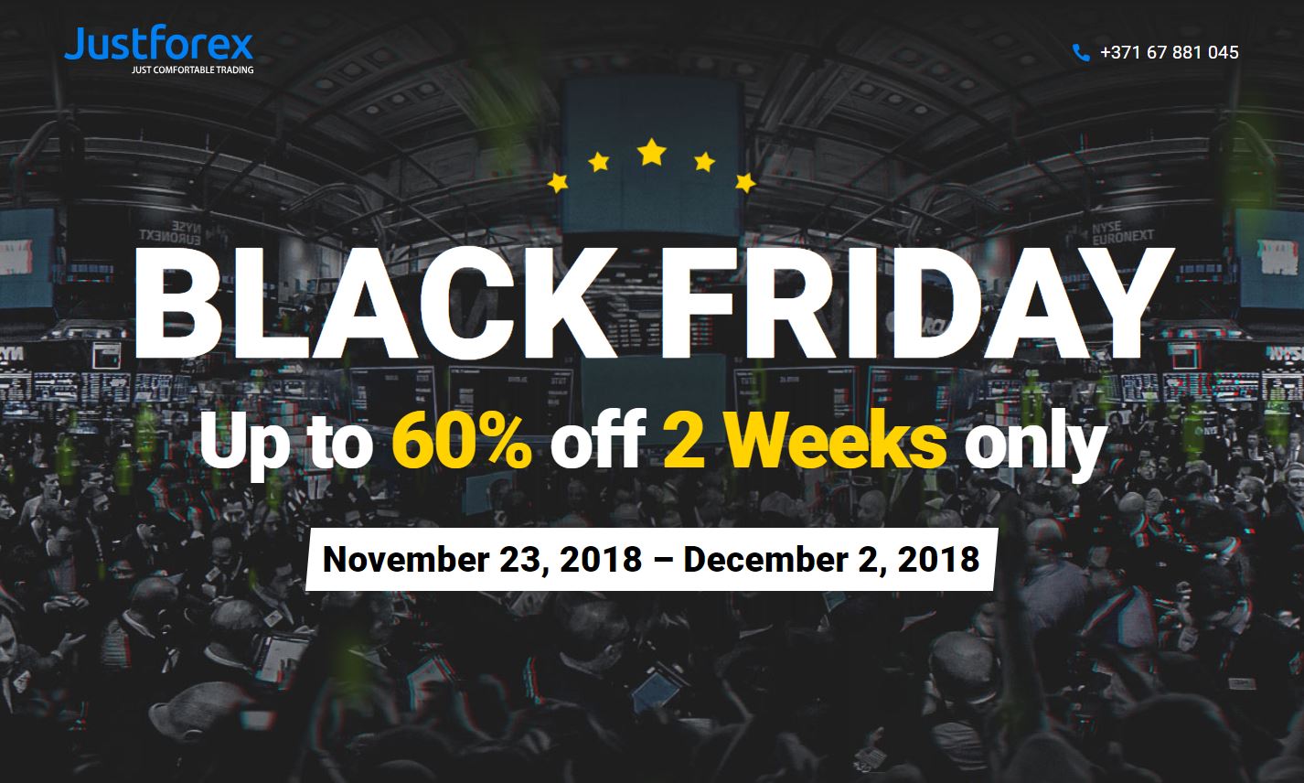 justforex black friday offer forex fx ecn account opening mt4