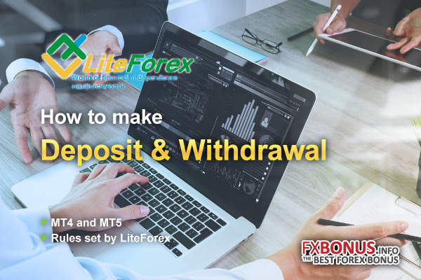 MT4 & MT5 - How to make fund Deposit and Withdrawal & rules by LiteForex