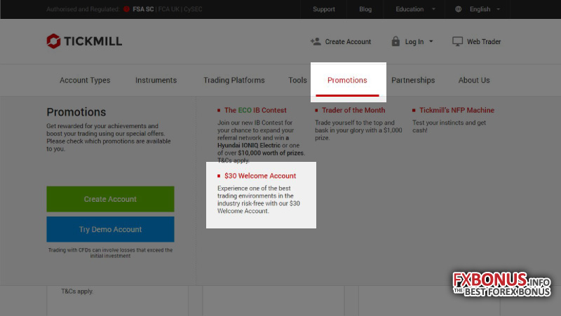 tickmill-mt4-metatrader4-$30-no-deposit-bonus-promotion