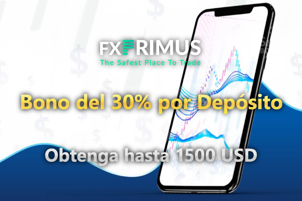 Bono del 30% por Depósito en FXPrimus