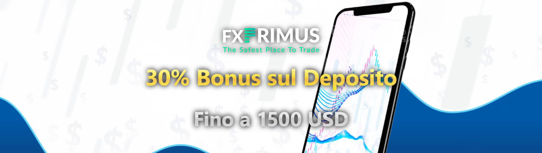 FXPrimus 30% Bonus sul Deposito