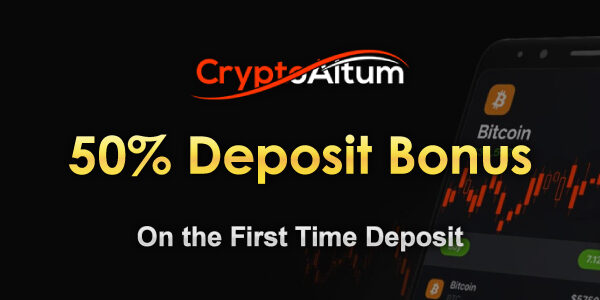 CryptoAltum-50%-First-Time-Deposit-Bonus