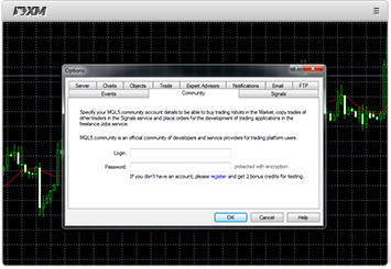 Enter your registration details in the XM MT4 MT5 terminal by navigating to Tools