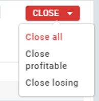 how to close positions on xtb xstation platform