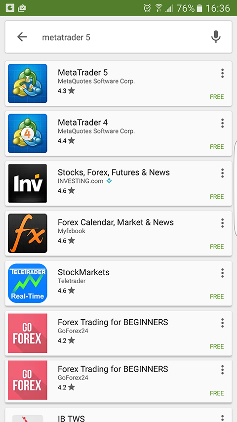 install octafx mt5 android mobile app Find Metatrader 5