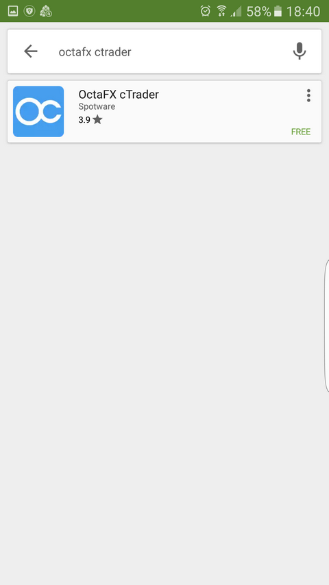 octafx ctrader android mobile app download Search for cTrader