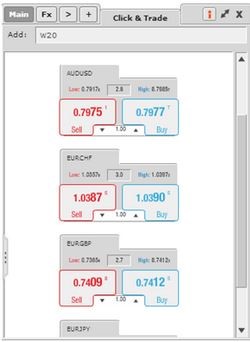 use the Click & Trade window of the platform