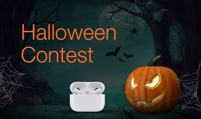 hotforex Halloween contest open! Win an amazing pair of Apple AirPods Pro!