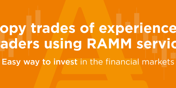 AMarkets Copy trades of experienced traders using RAMM Service