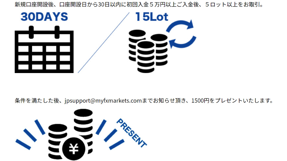 海外FX業者 MyFXMarkets（マイFXマーケット）の友達紹介プログラム（お友達紹介キャンペーン）！入金と取引をしてメールで申請する！