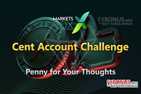 MarketsVox $30 Cent Account Challenge Bonus