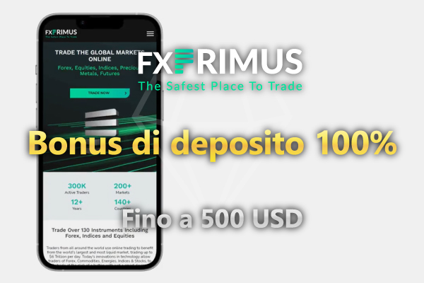 FXPrimus Bonus Deposito 100%