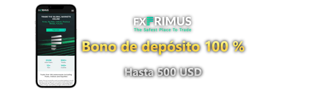 Bono de Depósito del 100% de FXPrimus