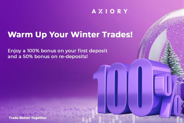 Axiory's 100% Deposit Bonus and New Year's Lottery